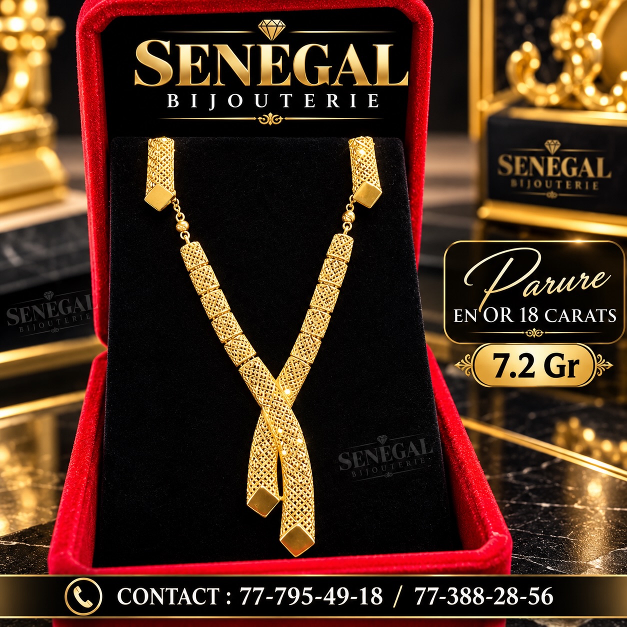 Parure en or 18 carats